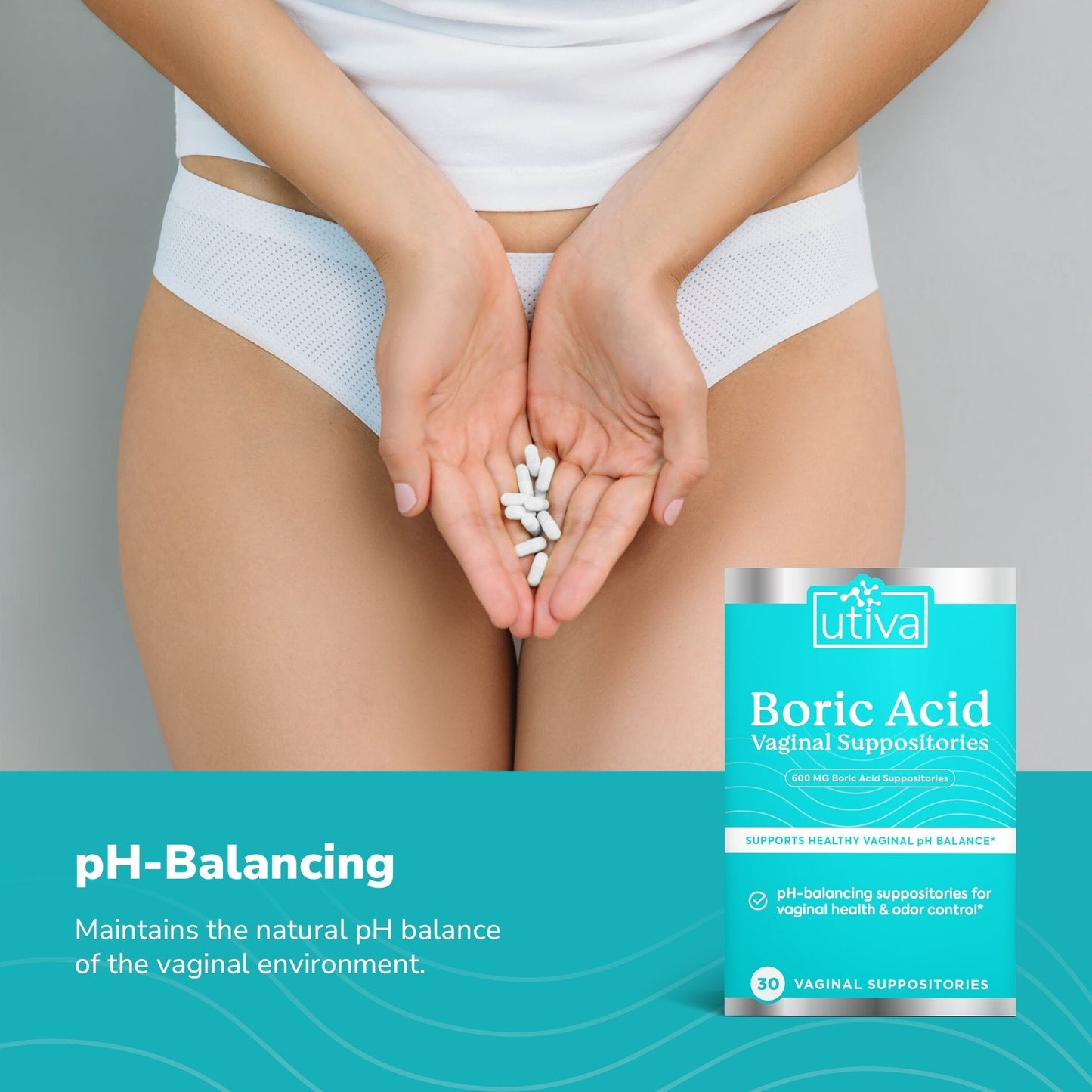 Boric Acid + Applicators Bundle - Utiva USA