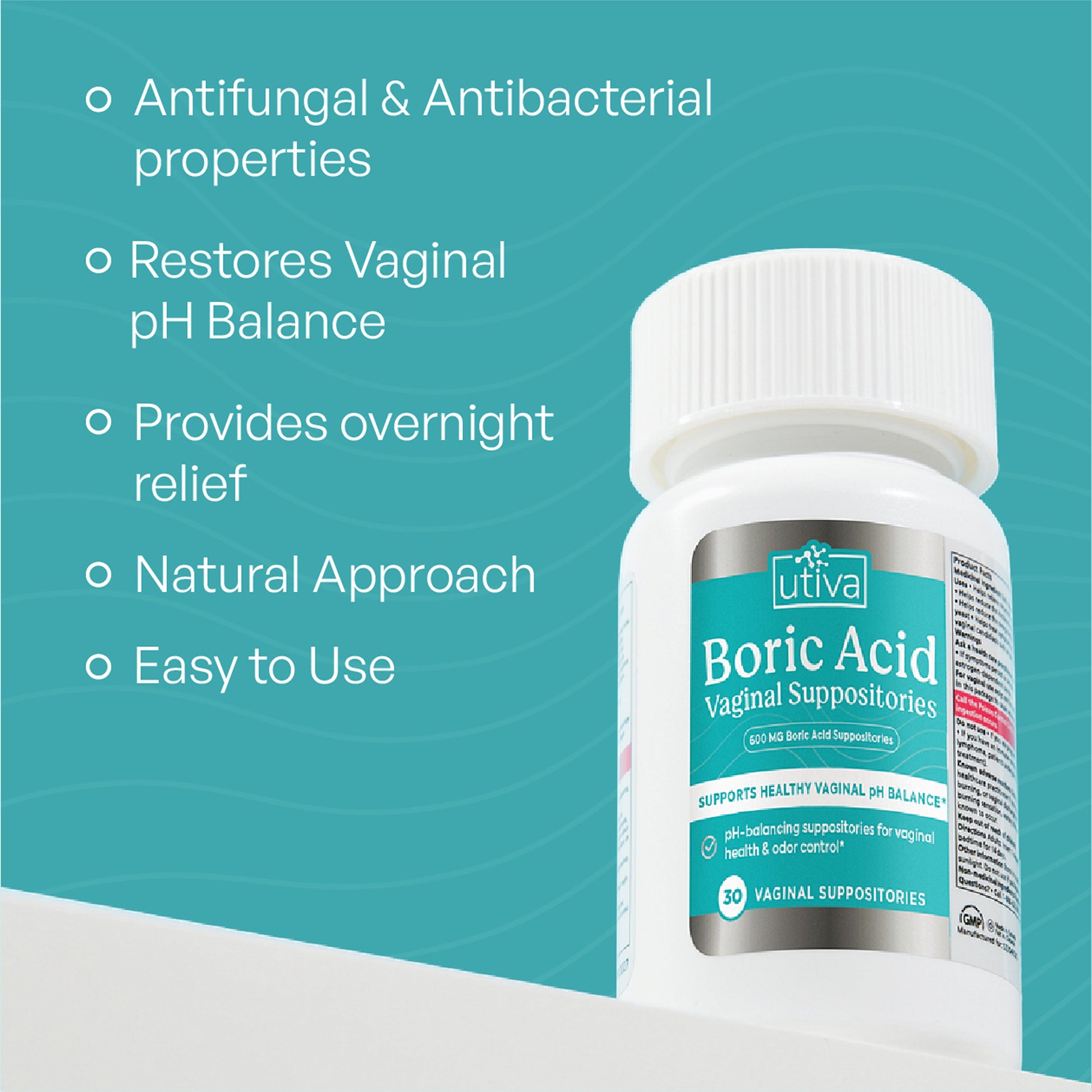 Boric Acid + Applicators Bundle - Utiva USA
