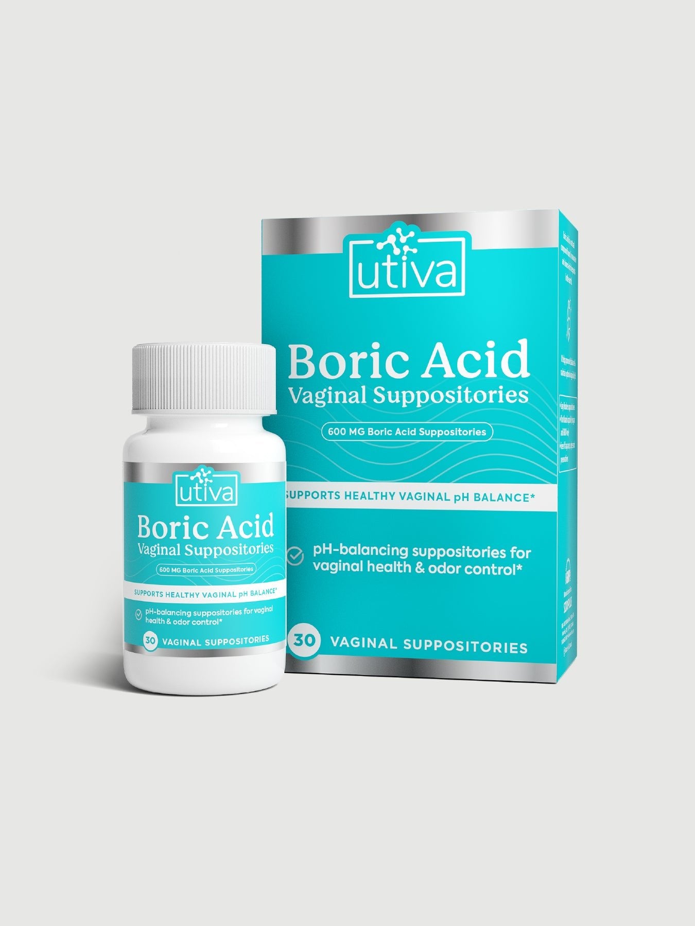 Boric Acid Suppositories - Utiva USA